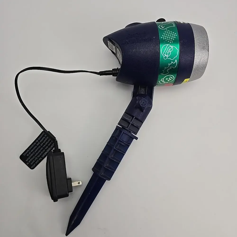 Star Shower Red and Green Laser Light Projectors with Stakes TESTED